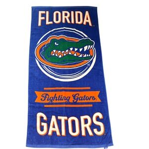 WinCraft Florida Gators Beach Towel Blue Orange Fighting Gators NCAA Cotton